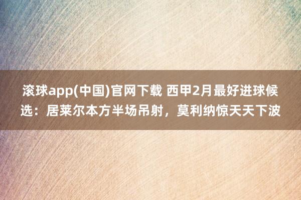 滚球app(中国)官网下载 西甲2月最好进球候选：居莱尔本方半场吊射，莫利纳惊天天下波