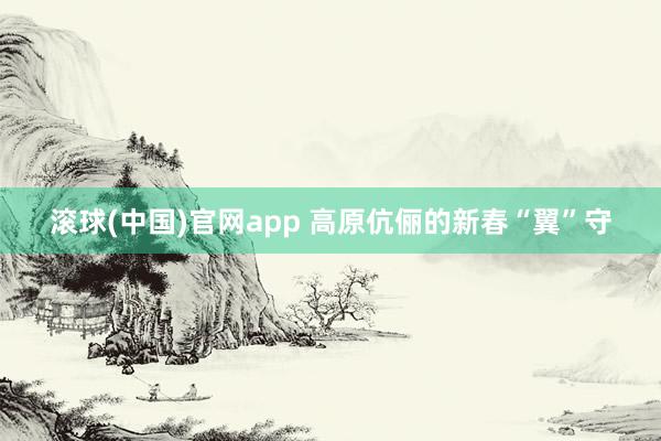 滚球(中国)官网app 高原伉俪的新春“翼”守