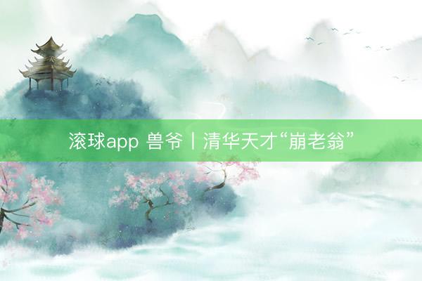 滚球app 兽爷丨清华天才“崩老翁”