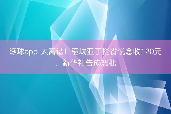 滚球app 太离谱！稻城亚丁拦省说念收120元，新华社告成怒批