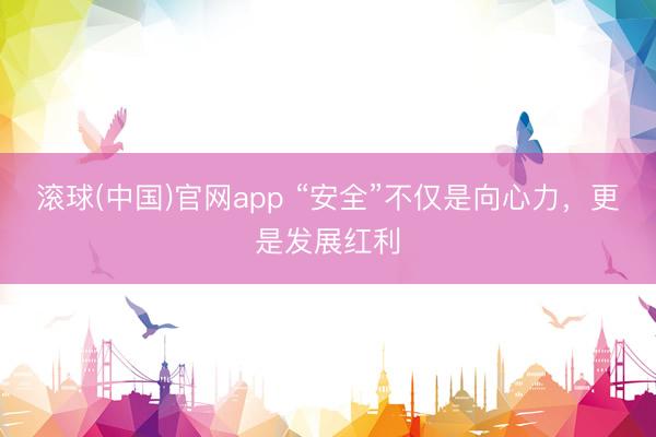 滚球(中国)官网app “安全”不仅是向心力，更是发展红利